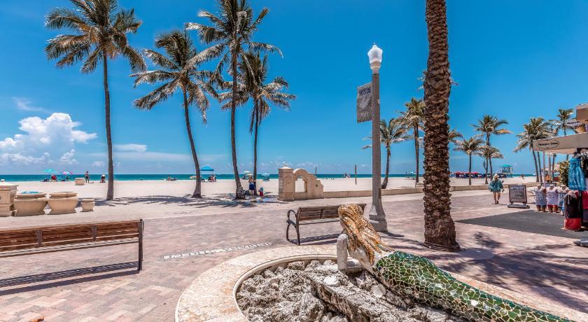 Stylish Private Beach Condo In Hollywood Fl, 3Min Walk To Hollywood Beach المظهر الخارجي الصورة